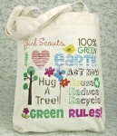 Nature cotton handle bag