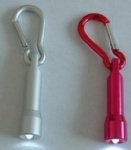 LED light with carabiner