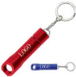 Keychain flashlight with bottle opener