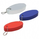 Oval Soft Floater Keychain