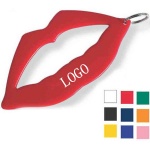 Lip shaped key tag