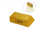 Mini gold bar paperweight magnet