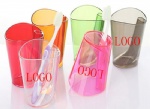 Antiscale toothbrush holder plastic cup