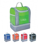 Two-tone insulated lunch bag